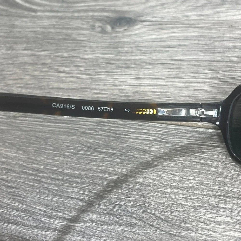 Carrera Sunglasses CA916/S 0086 Brown‎ Havana Wrap Tortoise Shell Black Lens